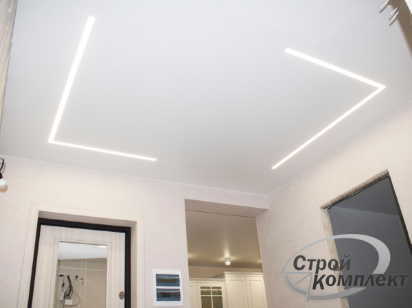 Наша работа - матовый натяжной потолок