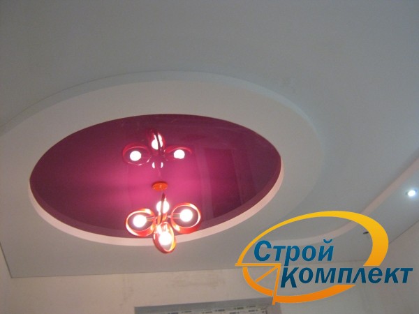 Фотографии двухуровневых потолков