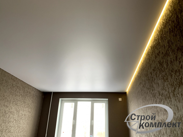Стоимость Матового потолка с подсветкой коридор 6 м²