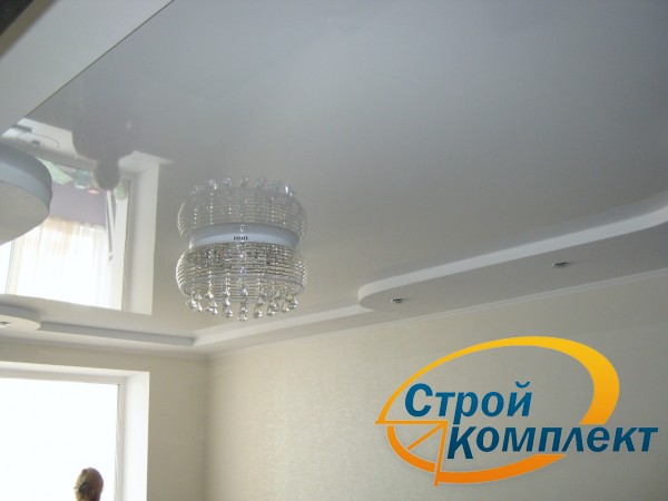 Стоимость двухуровневого потолка на кухне 12 м²
