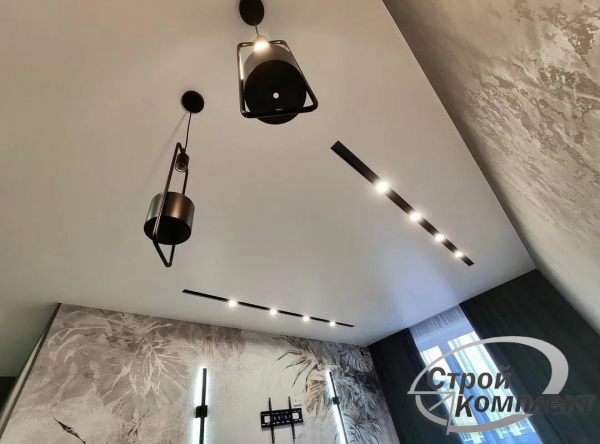 Бесщелевые натяжные потолки в Чите