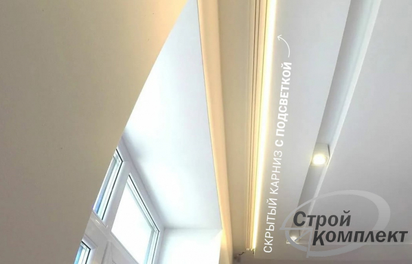 Ниша под карниз